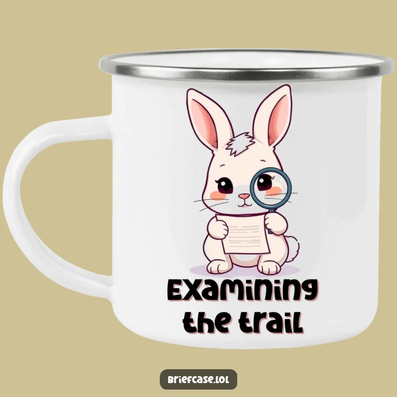 Funny Rabbit Explorer Mug: Hilarious Campfire Companion Gift!