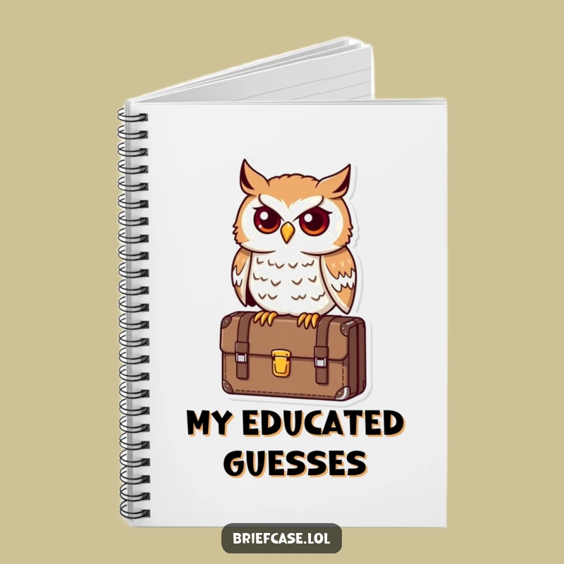 Funny Owl Business Plan Notebook: Hilarious & Strategic Gift!